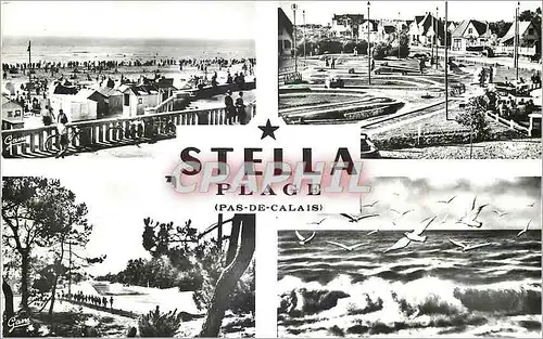 Moderne Karte Au Coeur de la Cote d'Opale Stella Plage P de C