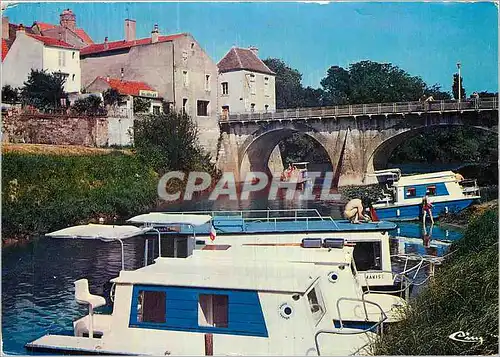 Cartes postales moderne Verdun sur le Doubs S et L Quai du Petit Doubs et pont St Jean