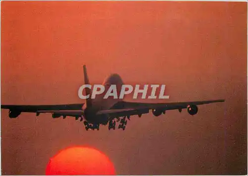 Cartes postales moderne Boeing 747 Avion Aviation
