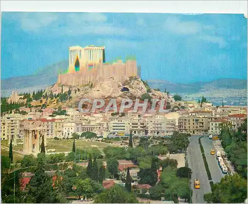 Cartes postales moderne Athenes Vue vers l'Acropole