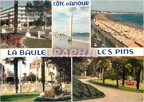 Cartes postales moderne La Baule les Pins Loire Atlantique Les Plages les Avenues et les Parcs