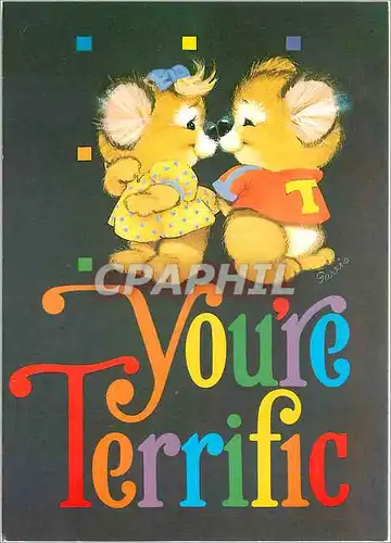 Cartes postales moderne You're Terrific Ours en peluche