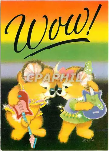 Cartes postales moderne Wow Ours en peluche