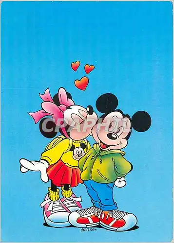 Cartes postales moderne Disney Mickey Minnie Walt Disney