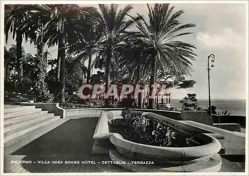 Moderne Karte Palermo Villa Igiea Grand Hotel Detagglio Terrazza