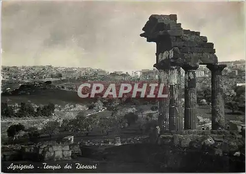 Cartes postales moderne Agrigento Tempio dei Dioscuri