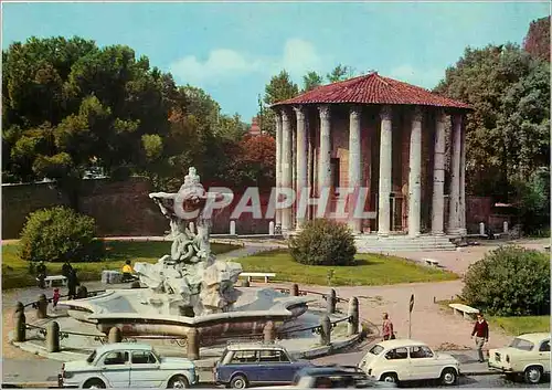 Moderne Karte Roma Place de la Bouche de la verite et Temple de Vesta