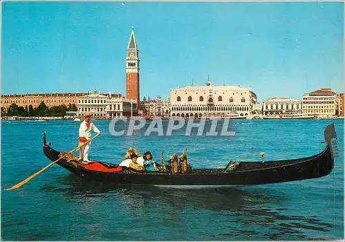 Cartes postales moderne Venezia Panorama du Bassin de S Marc