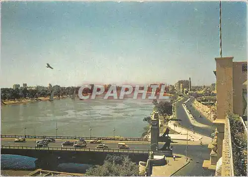 Cartes postales moderne Cairo Corniche Road Tahrir Bridge