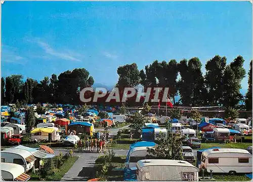 Cartes postales moderne Lausanne le camping de Vidy