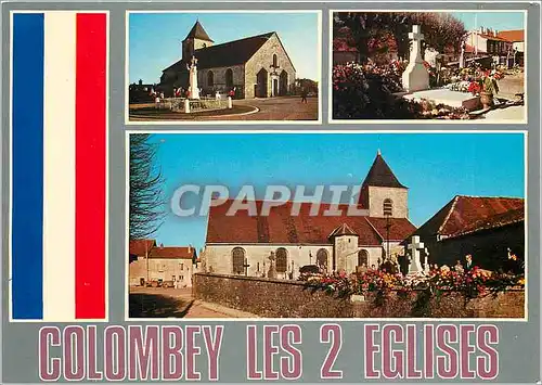 Cartes postales moderne Colombey les Deux Eglises Haute Marne Place de l'Eglise