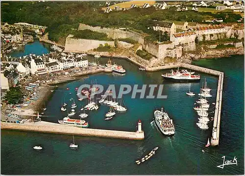 Cartes postales moderne Belle Ile en Mer la bien nommee Le port du Palais et la citadelle
