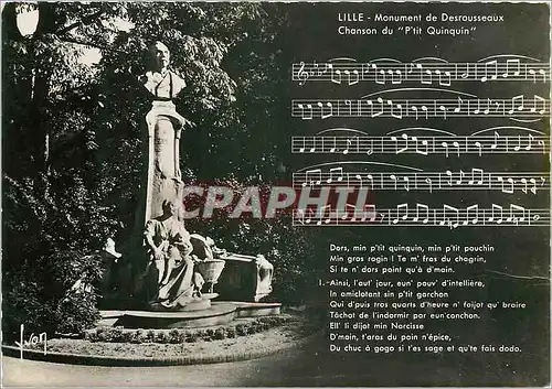 Moderne Karte Lille Monument de Desrousseaux Chanson du Ptit Quinquin