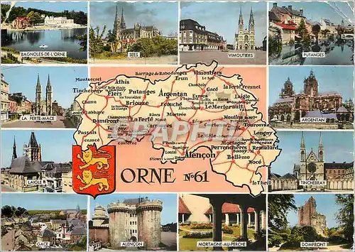 Cartes postales moderne Orne Bagnoles de l'Orne Sees Vimoutiers Putanges
