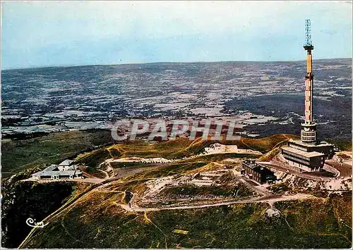 Cartes postales Le Puy de Dome P de D Vue aerienne La Tour de Television