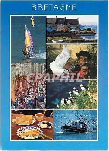 Cartes postales Couleurs de Bretagne Traditions et patrimonie