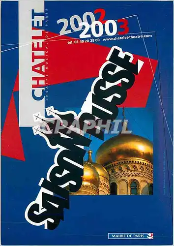 Cartes postales Saison Busse Chatelet Russie Russia Paris