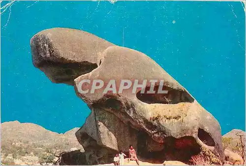 Moderne Karte India Mount Abu Toad Rock