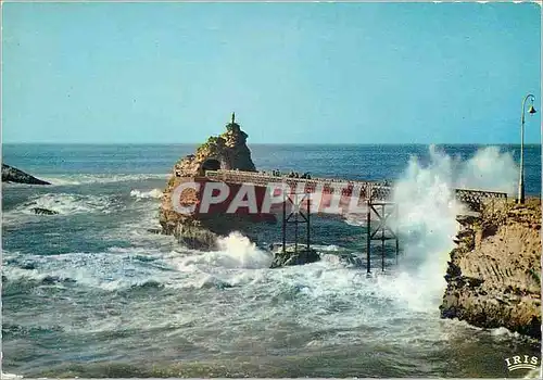 Cartes postales moderne Biarritz Rocher de la Vierge