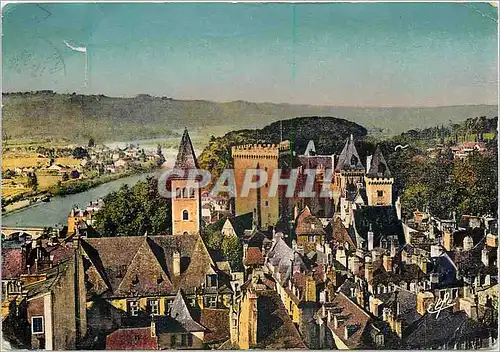 Cartes postales moderne Pau Le vieux quartier du Chateau et le Parc National