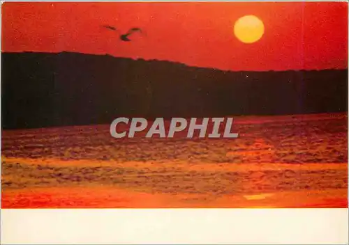 Cartes postales moderne Coucher de soleil