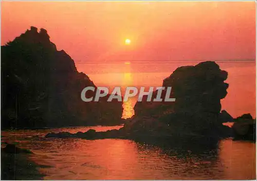 Cartes postales moderne Coucher de soleil