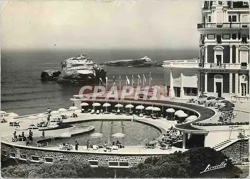 Moderne Karte Biarritz La Piscine Californienne de l'Hotel du Palais