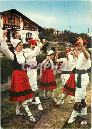 Cartes postales moderne Folklore Basque Fandango