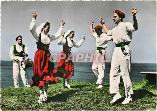 Cartes postales moderne Ballets Basques de Biarritz Oldarra Le Fandango