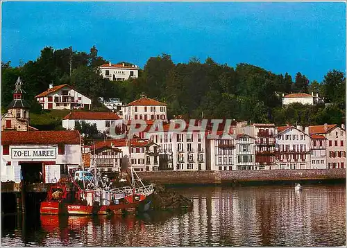 Cartes postales moderne Ciboure Pyrenees Atlantiques Le quai Maurice Ravel