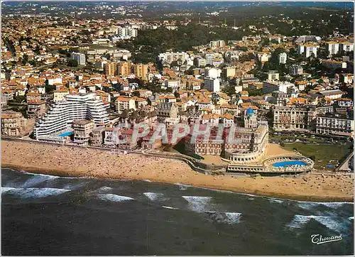 Moderne Karte Biarritz L'Hotel Miramar et l'Hotel du Palais
