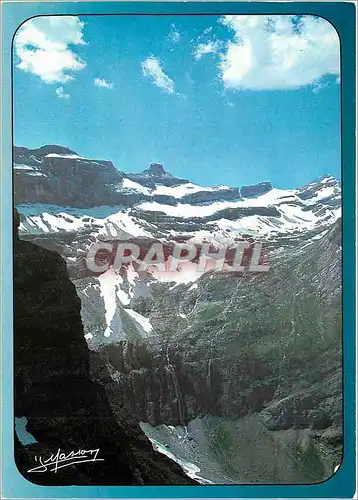 Cartes postales moderne Gavarnie Les sommets Quest du Cirque La Tour le Casque la Breche de Roland