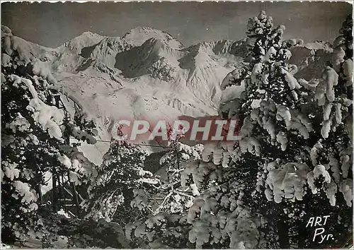 Cartes postales moderne Bareges Le Pic du Midi vu de la Gare du Funiculaire