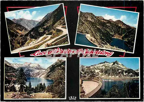 Cartes postales moderne Les Pyrenees Haute Vallee d'Aure Lacs d'Oredon et de Capdelong