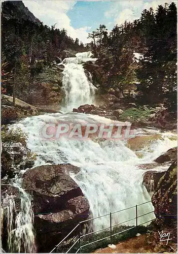 Moderne Karte Cauterets HP Cascade du Pont d'Espagne