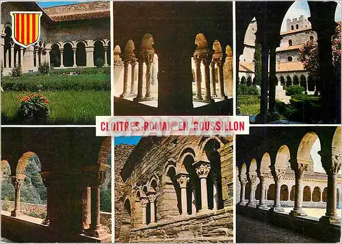 Cartes postales moderne En Roussillon Interieur des Cloitres Elne Arles sur Tech Saint Martin du Canigou