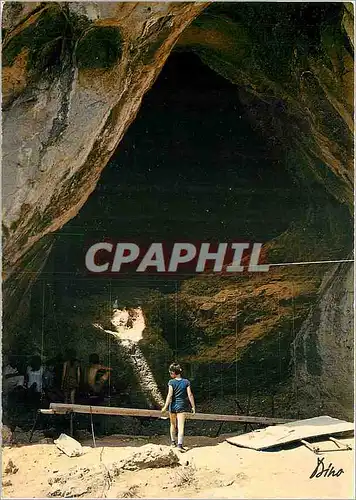 Cartes postales moderne Lumiere et Couleurs du Rousillon Tautavel Les Gouleuyrous Grotte Arago