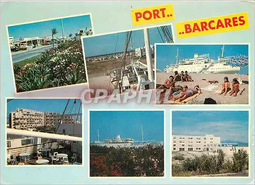 Moderne Karte Port Barcares Autour du Lydia