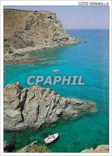 Cartes postales moderne Cote Vermeille PO Ici l'eau se fait turquoise