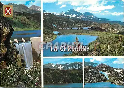 Cartes postales moderne Lumiere et Couleurs de la Cerdagne Lac et Barrage de Passet a Porte Puymorene