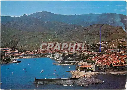 Moderne Karte Collioure Vue generale