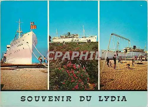 Moderne Karte Souvenir du Lydia A Port Barcares souvenir du Lydia Bateau