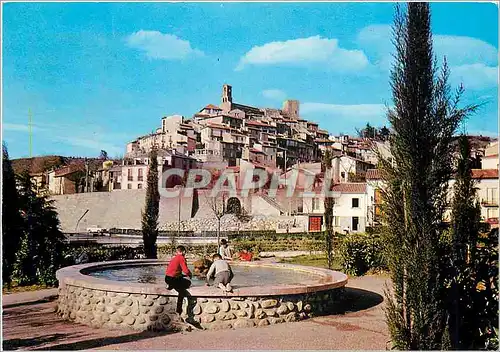 Moderne Karte Roussillon Vernet les Bains La Bassin le Vieux Village