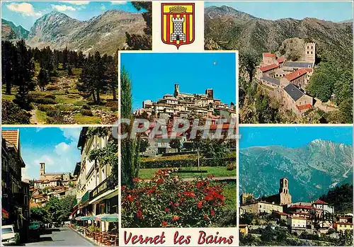 Cartes postales moderne Vernet les Bains Pyr Or Les Estagnols Vieille Abbaye