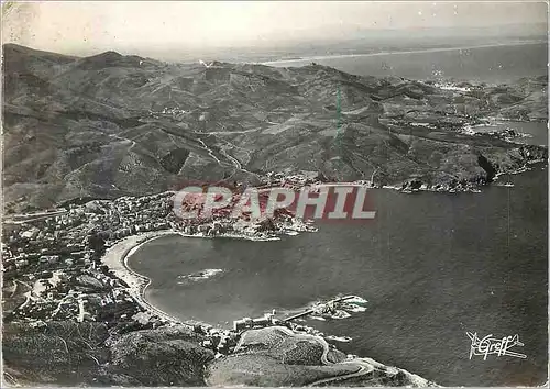 Cartes postales moderne Banyuls Pyrenees Orientales Vue aerienne Ensemble de la Ville et du Littoral