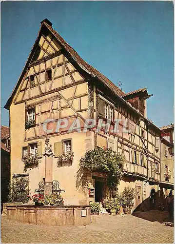 Cartes postales moderne Riquewihr Fontaine du Dolder