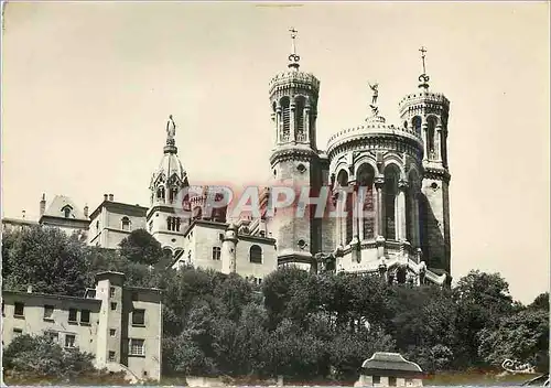Moderne Karte Lyon Basilique de Fourviere