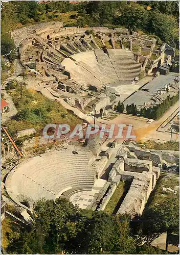 Cartes postales moderne Lyon Colline de Fourviere les Theatres Romaines