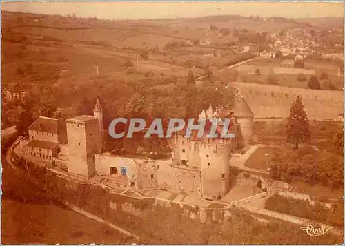 Moderne Karte Couchers S et L Chateau de Marguerite de Bourgogne