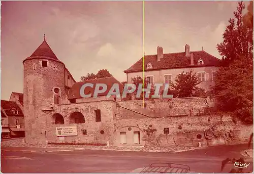 Moderne Karte Buxy S et L La Tour Rouge et les Remparts